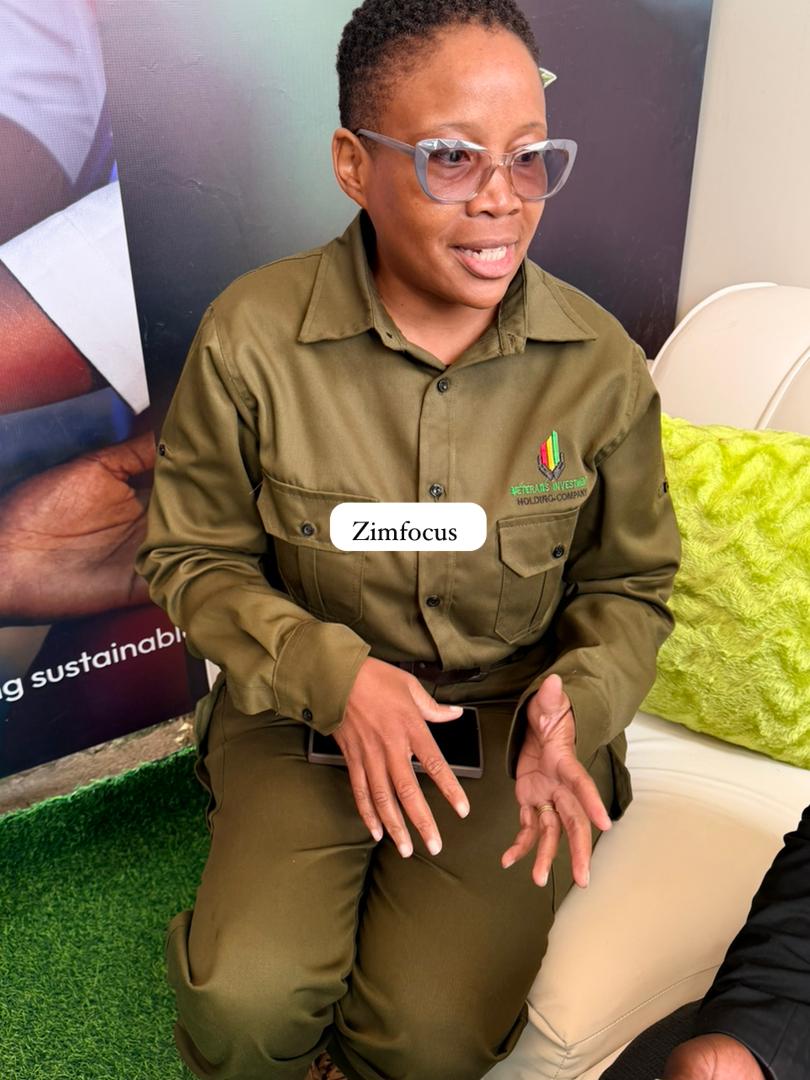 VIHC Head of Projects Eucalia Shamwarira speaking during ZITF 2026